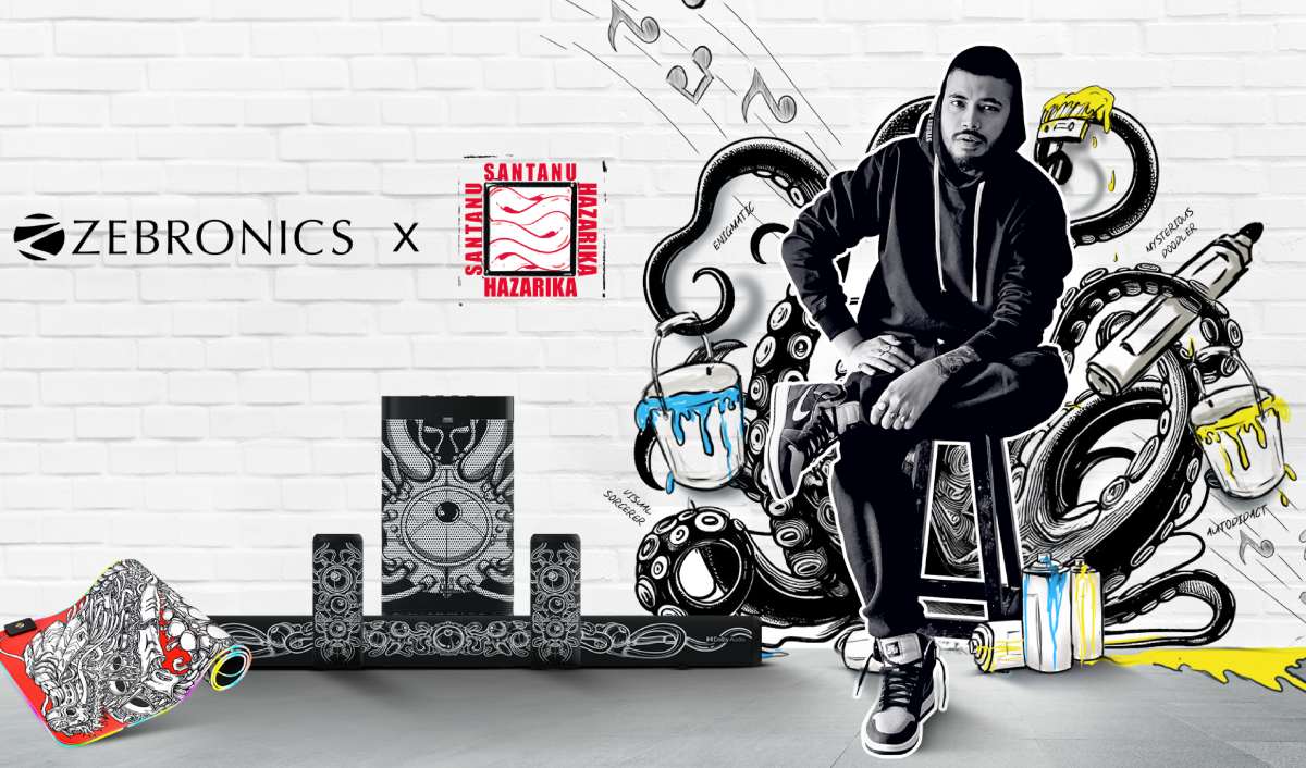 Zebronics Joins Forces with Santanu Hazarika for a Unique Fusion